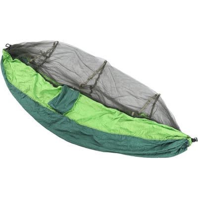Ademende, lichtgewicht, draagbare tweepersoons hangmat voor kamperen, ideaal voor wandelen, survival en reizen. gray
