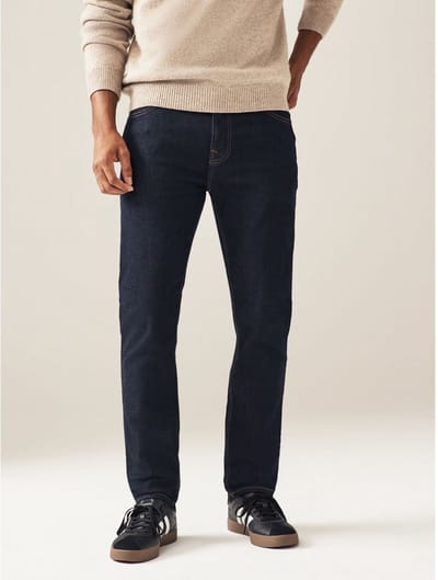 Next - Heren - Klassieke skinny fit single jeans met stretch - Blauw