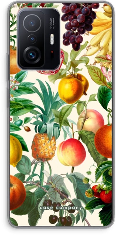 Case Company® - Hoesje geschikt voor Xiaomi 11T hoesje - Classic Flora - Soft Cover Telefoonhoesje - Bescherming aan alle Kanten en Schermrand