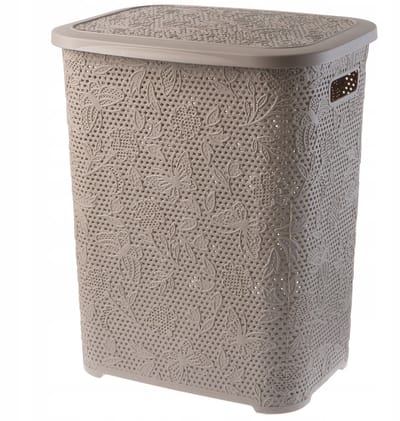 KADAX K133 Serie Wasmand 55L Beige Kunststof Duurzaam