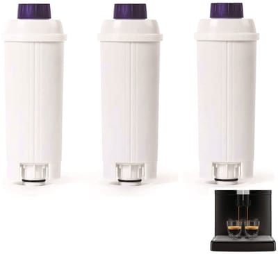 Allecto - Waterfilters - Vervangende filters - Verbeter koffiesmaak - 3 stuks - Hard water verzachten - Kunststof