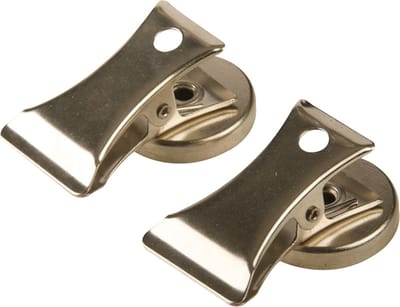 Silverline Magnetische klemmen - nikkel geplateerd - set van 2 - veelzijdig gebruik