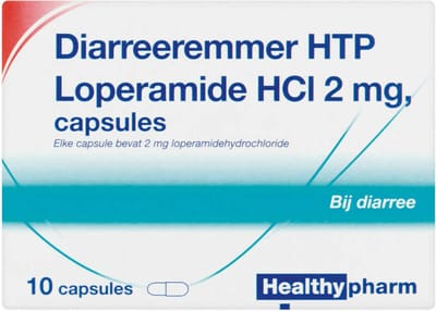 Healthypharm Diarreeremmer HTP Loperamide HCI 2mg - 3 x 10 capsules