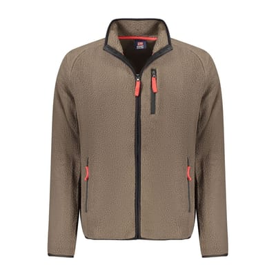 Noorwegen 1963 Marrone Polyester Heren Sweatshirt