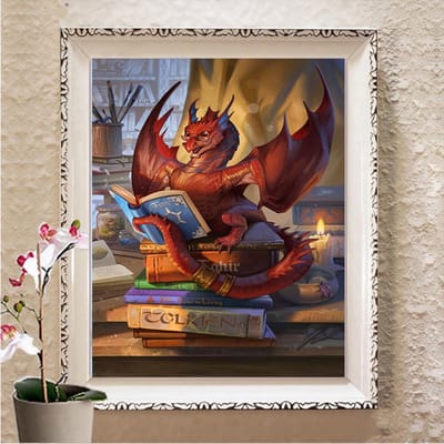 Volledige Vierkante/Ronde Boor 5D DIY Diamant Schilderij  Cartoon bloem uil  3D Borduren Kruissteek 5D Decor gift A16816 Full Square 20X30CM