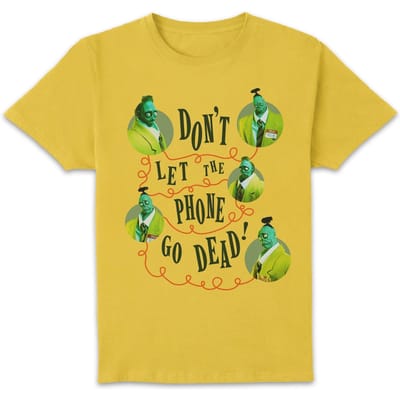 Beetlejuice Don't Let The Phone Go Dead Unisex T-Shirt - Yellow - S