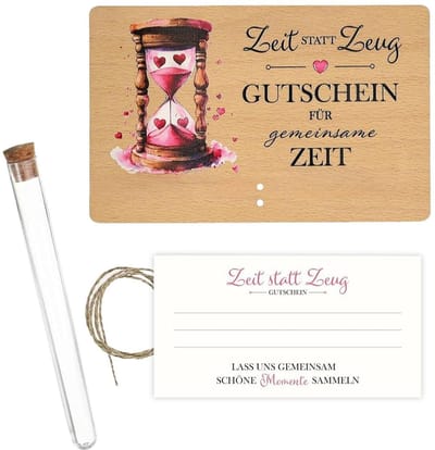 Dailygoods- Wenskaart Set - Houten Ambachten - Verjaardag/Cadeau - Milieuvriendelijk Materiaal - Multifunctioneel Gebruik - Uniek Ontwerp - Cadeaukaart