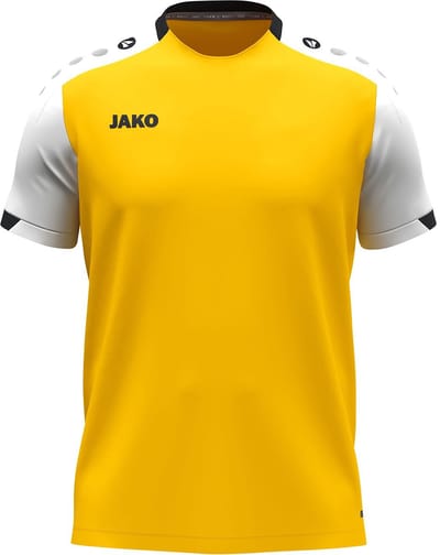 Jako Dynamic T-Shirt Kinderen - Geel / Wit / Zwart | Maat: 116