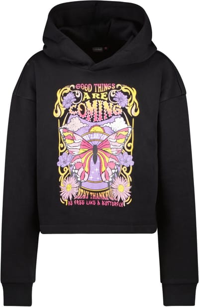 Cars Jeans Sofia Sw Hood Black Meisjes Trui - Maat 140