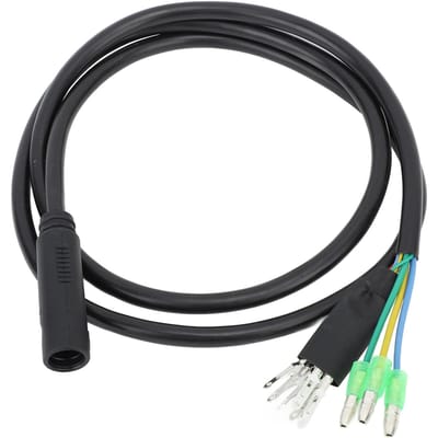 Câble d'extension moteur 9 broches M10 femelle Anti surchauffe Anti interférence avec connecteur étanche black