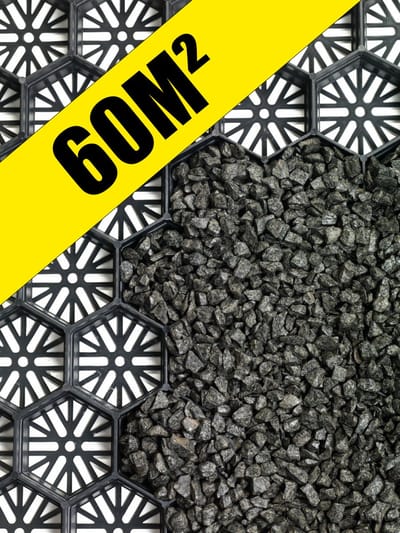 60M² Grindmat splitplaat 60m² Stuntprijs! 128stuks - Rekupro