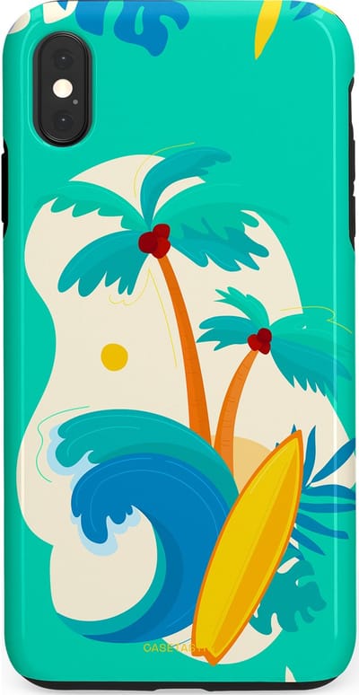 Casetastic Hoesje Geschikt voor Apple iPhone Xs Max - Stijlvolle Beschermende Duo-layer Case - Golvennoot