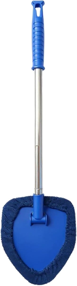 Binnenruit Reiniger - Compact Tool - Auto Onderhoud - Telescopisch Ontwerp - 43 cm - Blauw