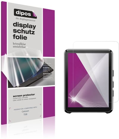dipos – 4x Beschermfolie geschikt voor Cetoon T58 | Krasbestendige & heldere Screenprotector Ultra-Thin