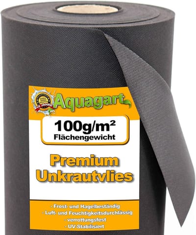 Zwaar Tuinvlies Onkruidvlies 90m² - 1,8m Breed Waterdoorlatend