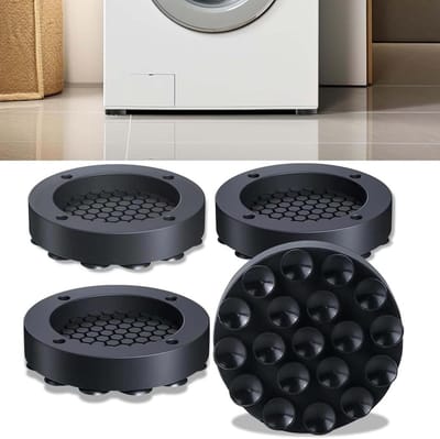 Anti-vibratie voeten voor wasmachines - 4 stuks, demping, stabiliteit en bescherming voor apparaten