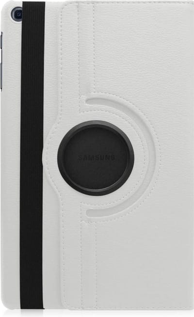 Hoes Geschikt voor Samsung Galaxy Tab S6 lite (2022 / 2021) Hoes - 360 graden draaibare tablethoes - Wit