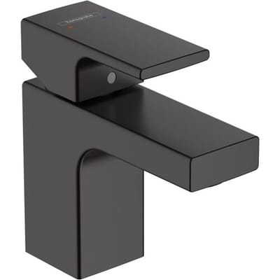 hansgrohe Vernis Shape - Wastafelmengkraan - Ééngreeps bediening - Zonder waste - 70mm maat - Mat Zwart