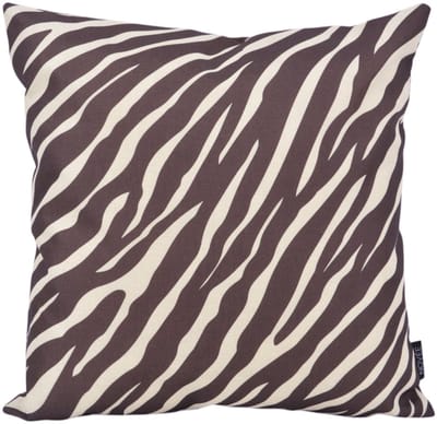 Brown Zebra Kussenhoes | 45x45 cm | Katoen/Linnen | Sierkussenhoes | NOVÉE