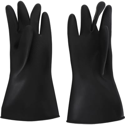 1 Paar Chemisch Bestendige Handschoenen Herbruikbaar Latex Comfortabel Beschermend Veelzijdig Veiligheid Werk Lang