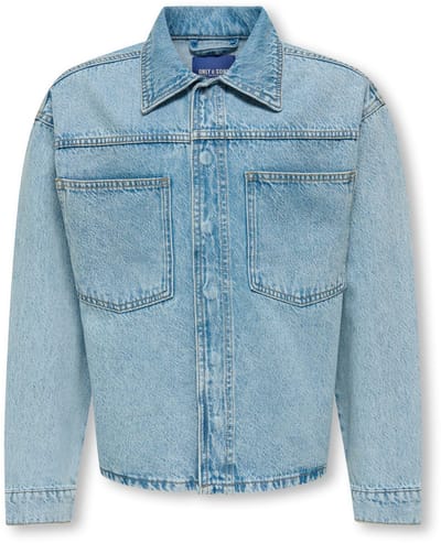 ONLY&SONS - OSJEMIL BOX AZG DNM JACKET - Jongens - Buitenjassen