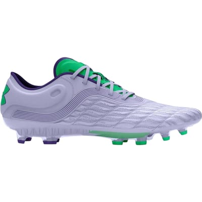 Under Armour Clone Magnetico Elite 3.0 voetbalschoenen voor heren, met structuur, voor harde ondergrond (Hemels Grijs)