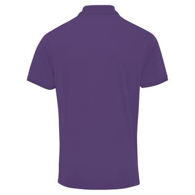 Premier Heren Coolchecker Pique korte mouw Polo T-Shirt (Paars)