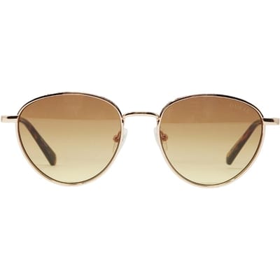 Guess Ronde Gouden Zonnebril