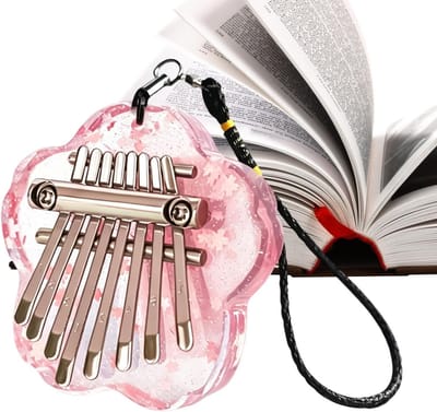 Duim Piano - Muziekdoosje Melodie - Ontspannend Spelen - Transparant Acryl - 8 Toetsen - Veelkleurig