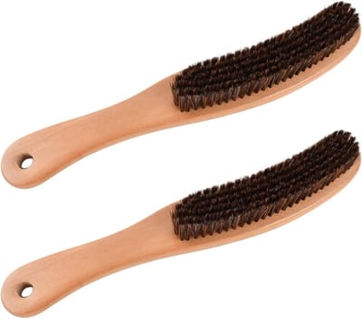 Kledingborstel en Vloerborstel voor Suède, Lint en Dierenharen, Ideaal voor Kleding en Meubels, Set van 2