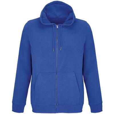 SOLS Calipso Full Zip Hoodie voor volwassenen (Koningsblauw)