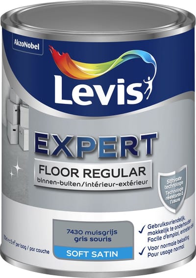 Levis - Expert Floor Regular - Muizengrijs - 0,75 L