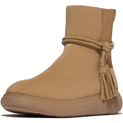 FitFlop FitFlop IQ-Comff Tassel Suede Short Boots - Maat 36
