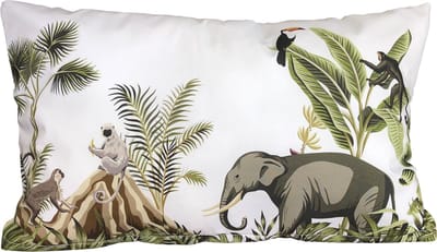 Kussen Jungle-Kinderkamer decoratie-Dieren kussen-Kinderkamer accessoires-kussen met binnen vulling-leeuw-aapjes-jungle