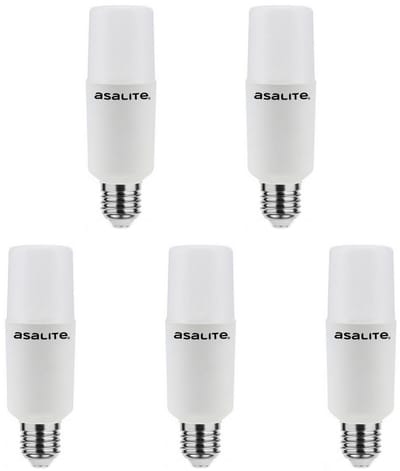 Asalite LED Lamp T45 E27 Fitting - 13W = 88W - 1300 Lumen - 4000K Neutraal Wit Licht - Niet Dimbaar - 220-240V - 5 stuks