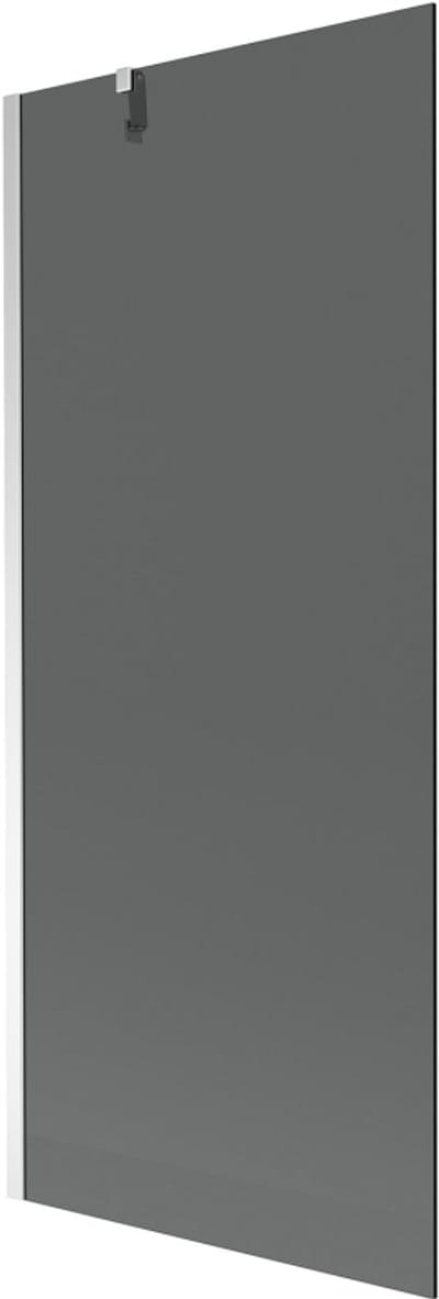 Mexen Next badwand scherm 1-delig 80 x 150 , grafiet, chroom - 895-080-000-00-40-01