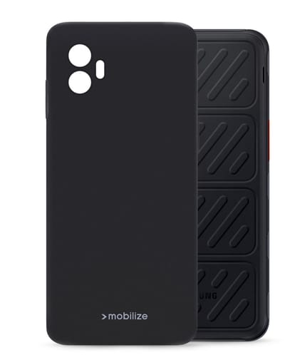 Mobilize Hoesje geschikt voor Samsung Galaxy Xcover 7 Pro Telefoonhoesje Flexibel TPU | Mobilize Rubber Gelly Backcover | Galaxy Xcover 7 Pro Case | Back Cover - Zwart