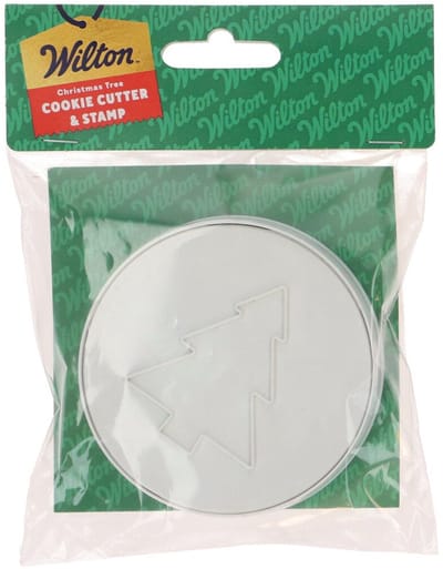 Wilton Koekjes Uitsteker en Stempel - Kerstboom - Uitsteekvormpjes Kerst - Koekjes Vorm