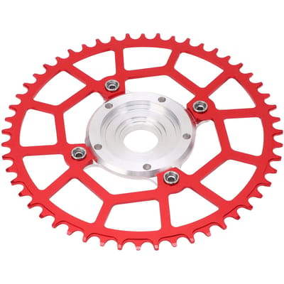 52T 104BCD Motorfiets Kettingblad Adapter Middenaandrijving Kettingblad Spider Ketting Conversie Kit voor Tongsheng Motor Rood rood