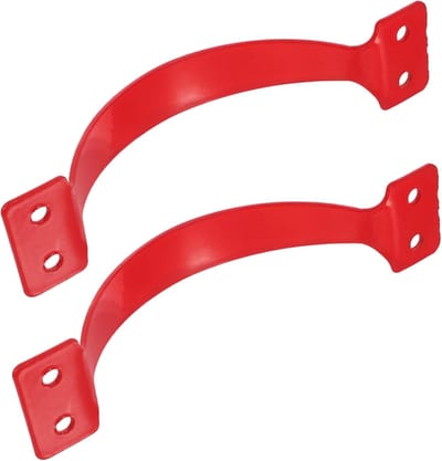 Laddergrepen - Telescoop ladder handvat - Veilig klimmen - Antislip ontwerp - 15.8x5.3x3.8cm - Rood