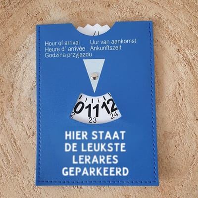 FlexMade.nl - Parkeerschijf - Lerares