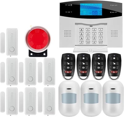 Huisalarmsysteem - Draadloos GSM - Beveiliging Huis - Tuya APP Controle - 99 Zones - Zwart
