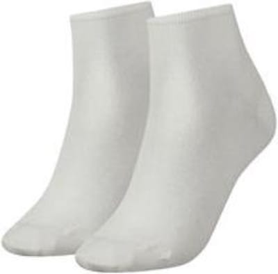 Tommy Hilfiger damessokken Casual Short (2-pack) - korte sokken katoen - wit