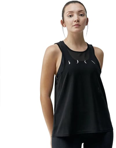 Born Living Yoga Bora Mouwloos T-shirt Zwart M Vrouw