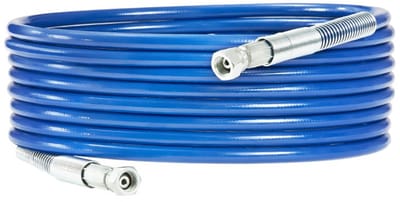 Airless verfspuitslang - Hogedrukslang - Lengte 15,2 m - Aansluiting 0,64 cm - Druk 4350 PSI (300 bar) - Flexibel - Meerlaagse Versterking - Staalgevlochten
