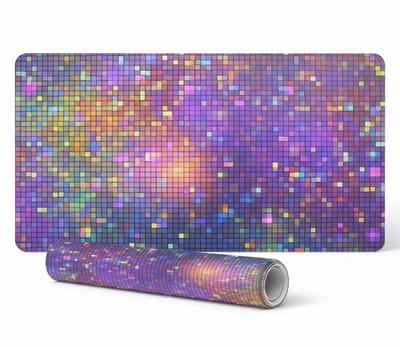 Beschermende vinylmat voor bedrijven en kantoren Pixel Mosaic 100x50 cm