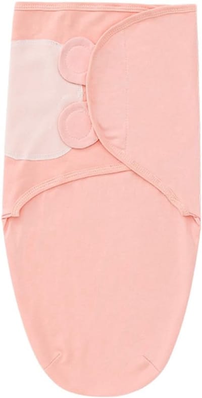 Baby Swaddle - Wikkeldoek Pasgeboren - Bevordert Slaap - 100% Ademend Katoen - 73 x 50 cm - Roze