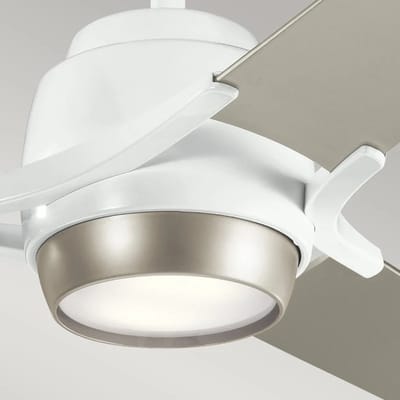 Plafondventilator met verlichting - Zeus - 60in / 152cm ventilator - wit