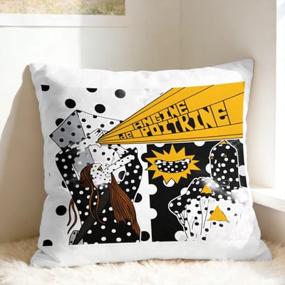 Angine De Poitrine Band Kussenhoes Zacht Kussenhoes Kawaii Kussenhoes Voor Stoel Bank Huisdecoratie 30×30cm