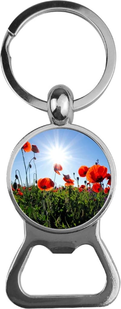 Bieropener Glas - Bloemen